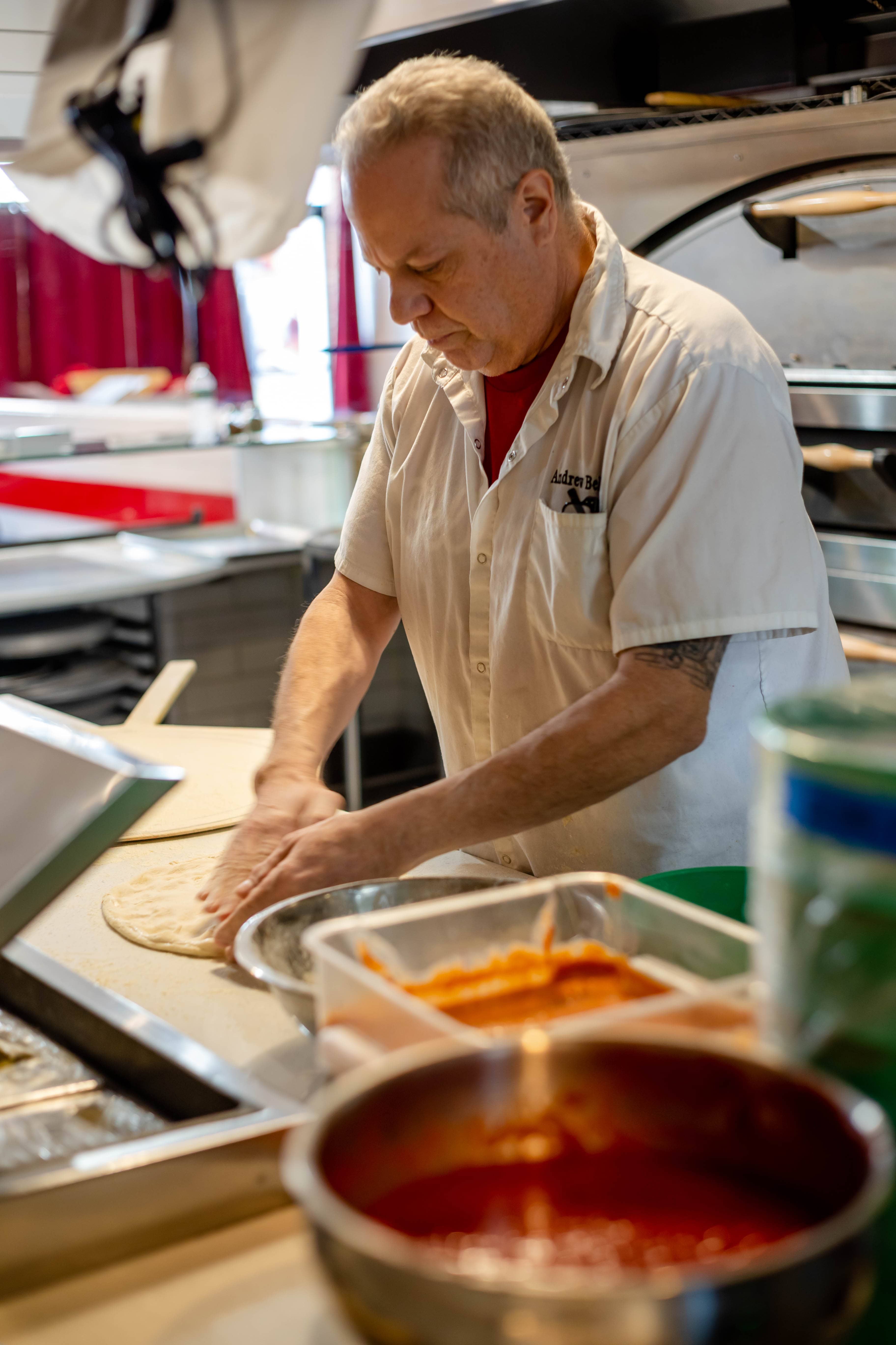 Andrew Bellucci's Clam Pizza